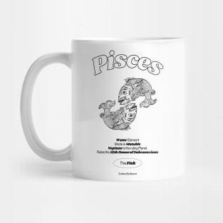 Pisces Zodiac Design Mug